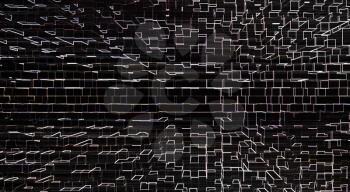 Horizontal empty dark cubes business presentation abstract background backdrop