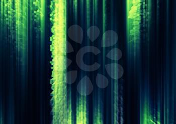 Vertical vivid green cube pixel curtains business abstraction background backdrop