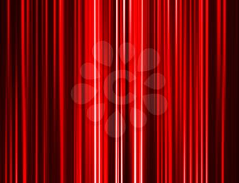 Horizontal red curtain abstract background