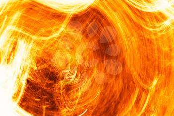Orange swirl motion blur background hd