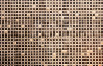 Horizontal brown tiled wall texture background hd