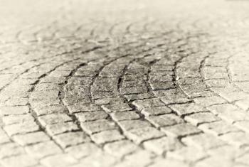 Diagonal medieval Norway pavement in sepia background hd