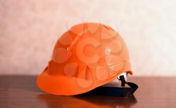 Orange construction helmet background hd