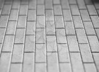 Black and white pavement tiles bokeh background hd