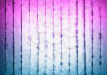 Vertical pink and blue spots on art canvas illustration background