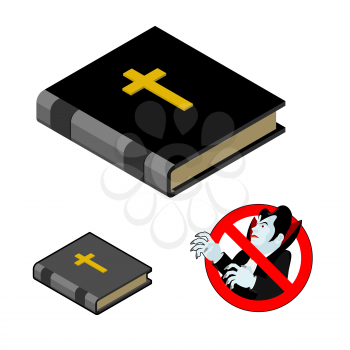 Holy Bible against vampires. Ban Dracula. Anti Vampire tool. Destruction and extermination of ghoul. Elimination of undead
