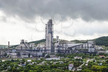 Big cement factory. Nizhnebakansky a cement plant