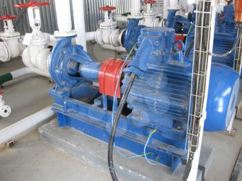 Pumps for water. Equipment for primary oil refining.