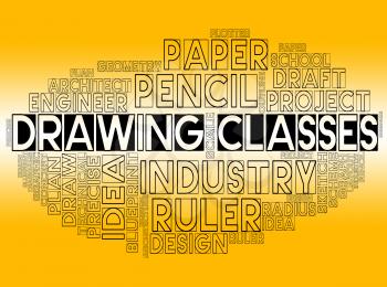 Drawing Classes Representing Lesson Schooling And Learning