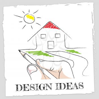 Design Ideas Meaning Plan Creativity And Innovation