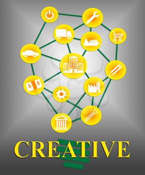 Creative Icons Meaning Creativity Ideas And Designs