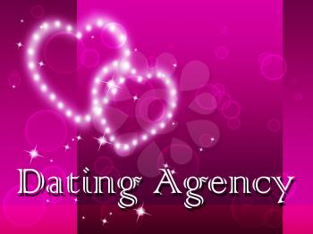 Dating Agency Indicating Partner Romance And Relationship