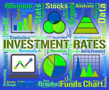 Investment Rates Meaning Business Graph And Charts