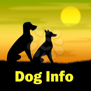 Dog Info Representing Outdoor Grass And Help