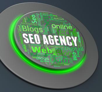 Seo Agency Showing Search Engines And Agencies