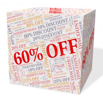 Sixty Percent Off Meaning Bargain Discounts And Offers