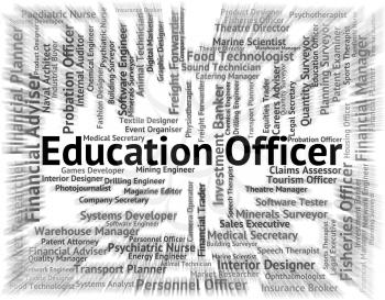 Education Officer Representing Hiring Study And Jobs