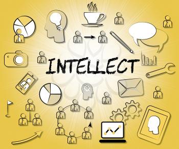 Intellect Icons Meaning Smartness Perceptiveness And Brainpower