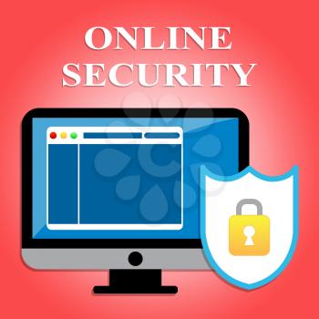Online Security Representing Web Site And Computer