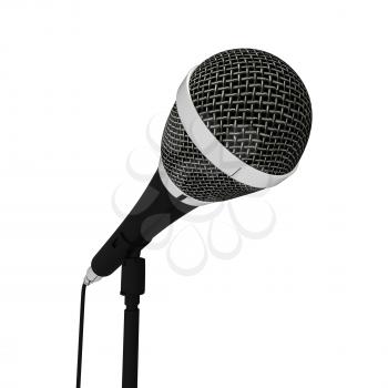 Microphone Closeup Musical Showing Songs Or Singing Hits