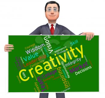 Creativity Words Indicating Vision Talent And Invention 
