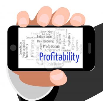 Profitability Word Indicating Return Wordclouds And Profitable