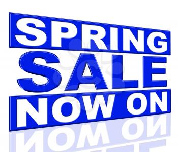 Spring Sale Representing At The Moment And Promo