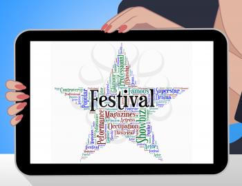 Festival Star Meaning Festive Festivities And Word