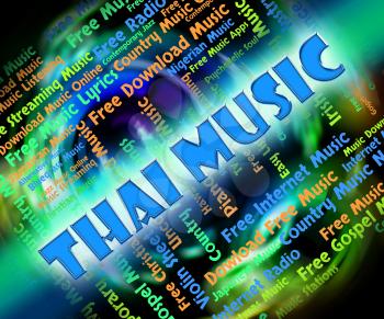 Thai Music Indicating Sound Tracks And Acoustic