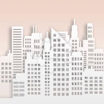 Highrise Skyscraper Buildings Displaying Corporate Cityscape 3d Illustration