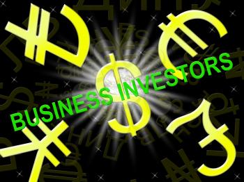 Business Investors Symbols Meaning Stocks Investor 3d Illustration