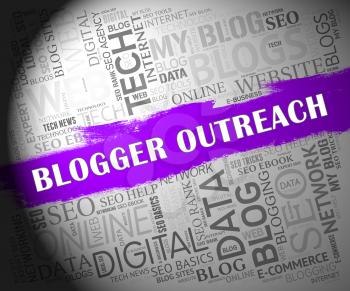 Blogger Outreach Influencer Engagement Content 2d Illustration Shows The Blog Marketing Process Of Social Media Influence 