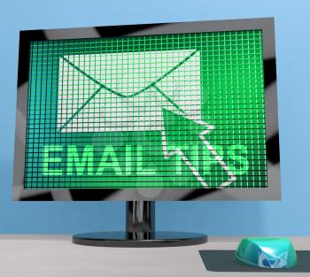 Email Tips Online Postal Solution 3d Rendering Shows Suggestions And Tricks For Marketing Using Electronic Mail