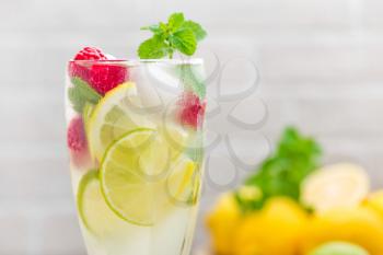 mojito, cocktail, lime, drink, mint, glass, ice, background, alcohol, juice, white, cold, fresh, fruit, rum, beverage, citrus, leaf, refreshment, cooler, raspberry, cool, lemon, ingredient, soda, cuba