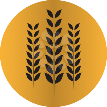 Laurel Wreath Icon Design. EPS 10 supported.