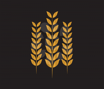 Laurel Wreath Icon Design. EPS 10 supported.