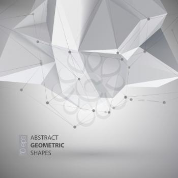 Low polygon geometry shape. Vector illustration EPS10