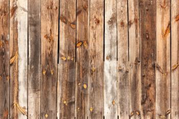Background of old brown boards, wood texture