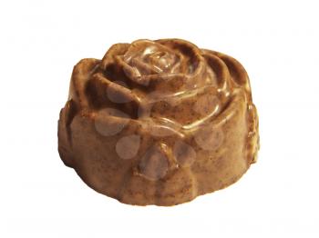 Natural handmade soap coffee, in the form of roses.