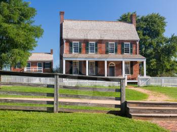 Clover Hill Tavern. Site of the surrender of Southern Army under General Robert E Lee to Ulysses S Grant in Appomattox, Virginia, USA