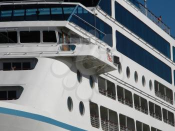 New Orleans, USA - June 23, 2011: Azamara Quest, tourist liner in the port. Big tourist ship