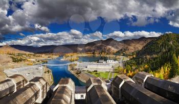 Lake Benmore hydroelectric dam, New Zealand
