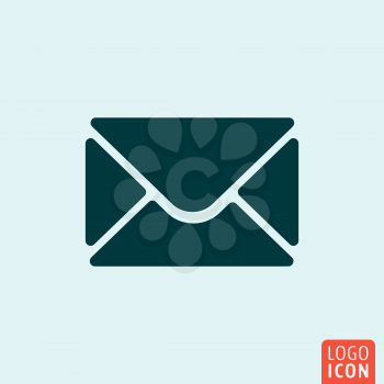 Envelope Icon. Envelope logo. Envelope symbol. Mail minimal icon design. Vector illustration