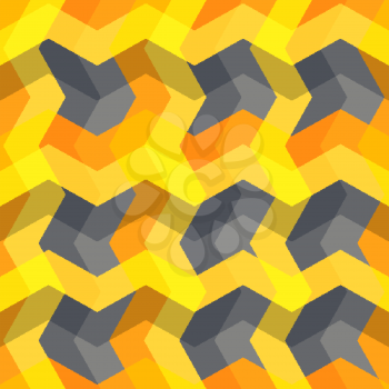 Abstract geometric seamless pattern. Modern art background template. Vector illustration.