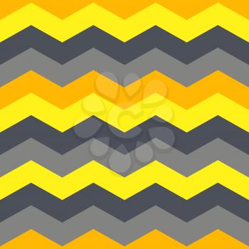 Seamless pattern with geometric waves. Vector illustration.