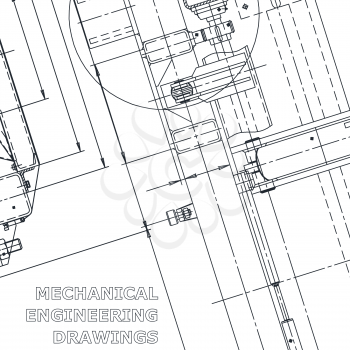 Blueprint. Vector engineering illustration. Technical illustrations, back grounds. Corporate Identity