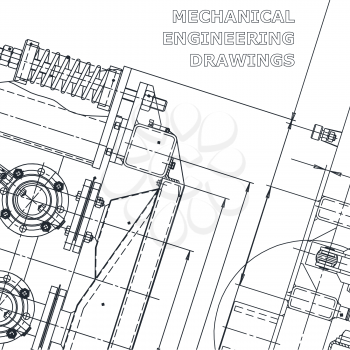 Corporate Identity. Blueprint. Vector engineering illustration. Technical illustrations, back grounds. Scheme, plan