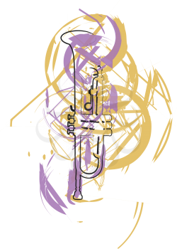 Music Instrument. Vector illustration