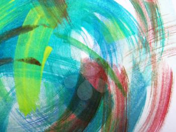 Colorful Abstract watercolor painted background