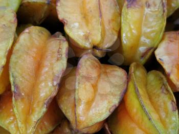 Carambola fruit background